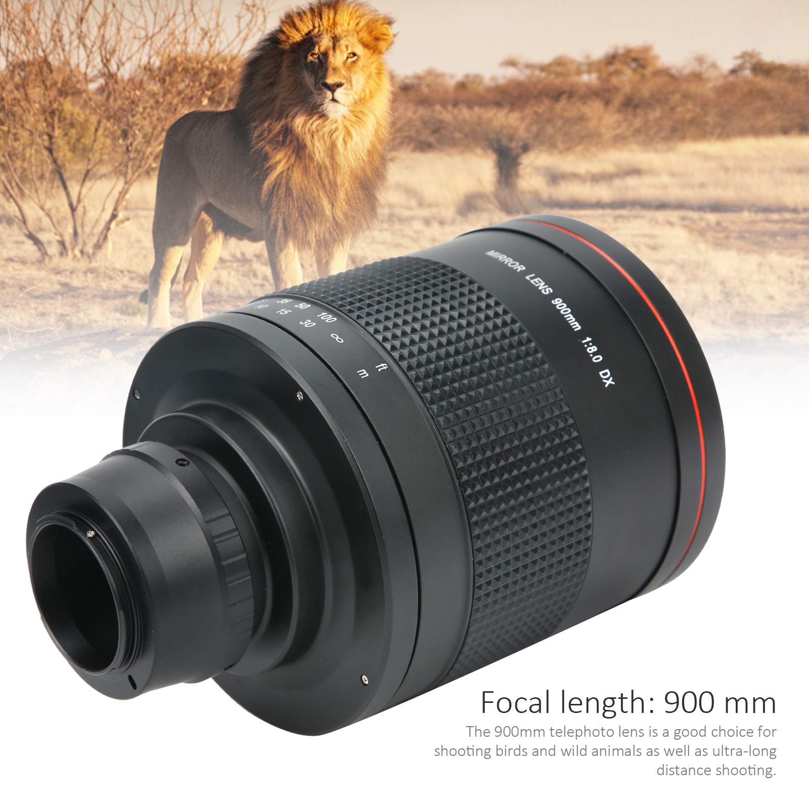 Amazon.com: 900mm F8 Large Aperture Telephoto Mirror Lens with